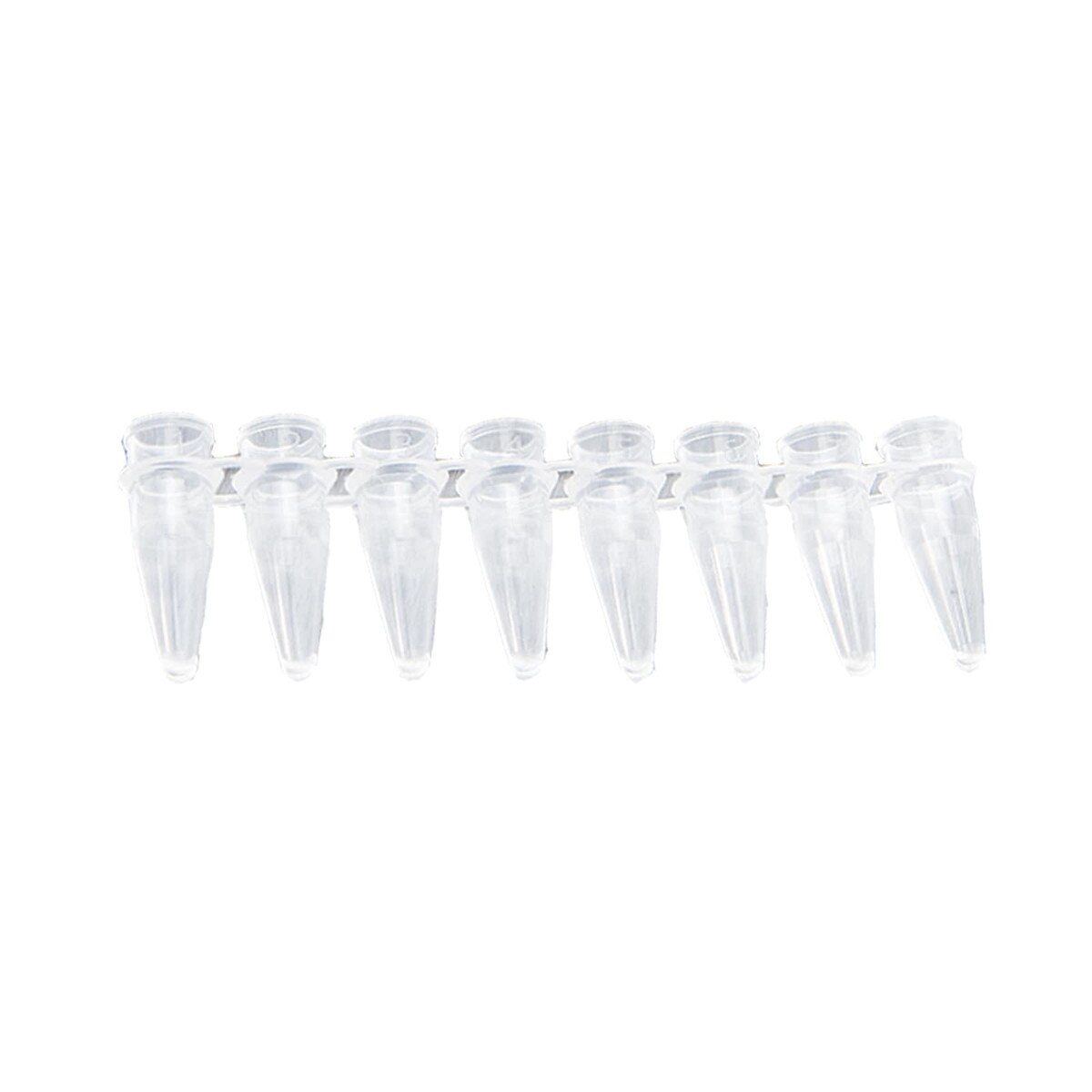 0.2 mL PCR 8-strip tubes and domed